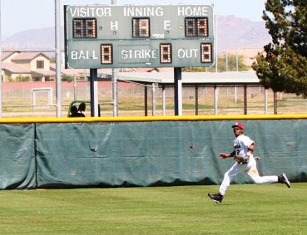 running down fly ball